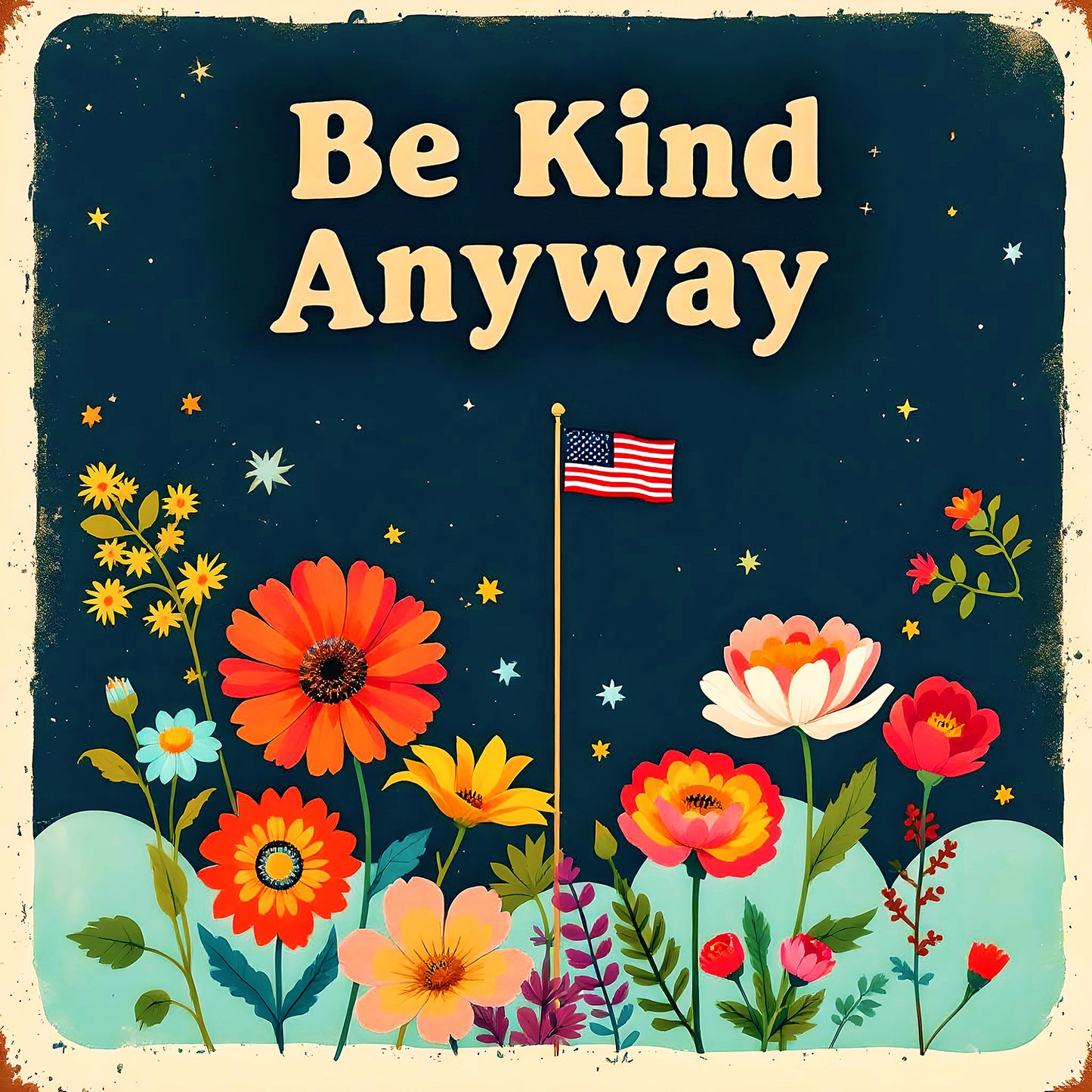 'Be Kind Anyway' Unisex Peace Tee | Activist Apparel