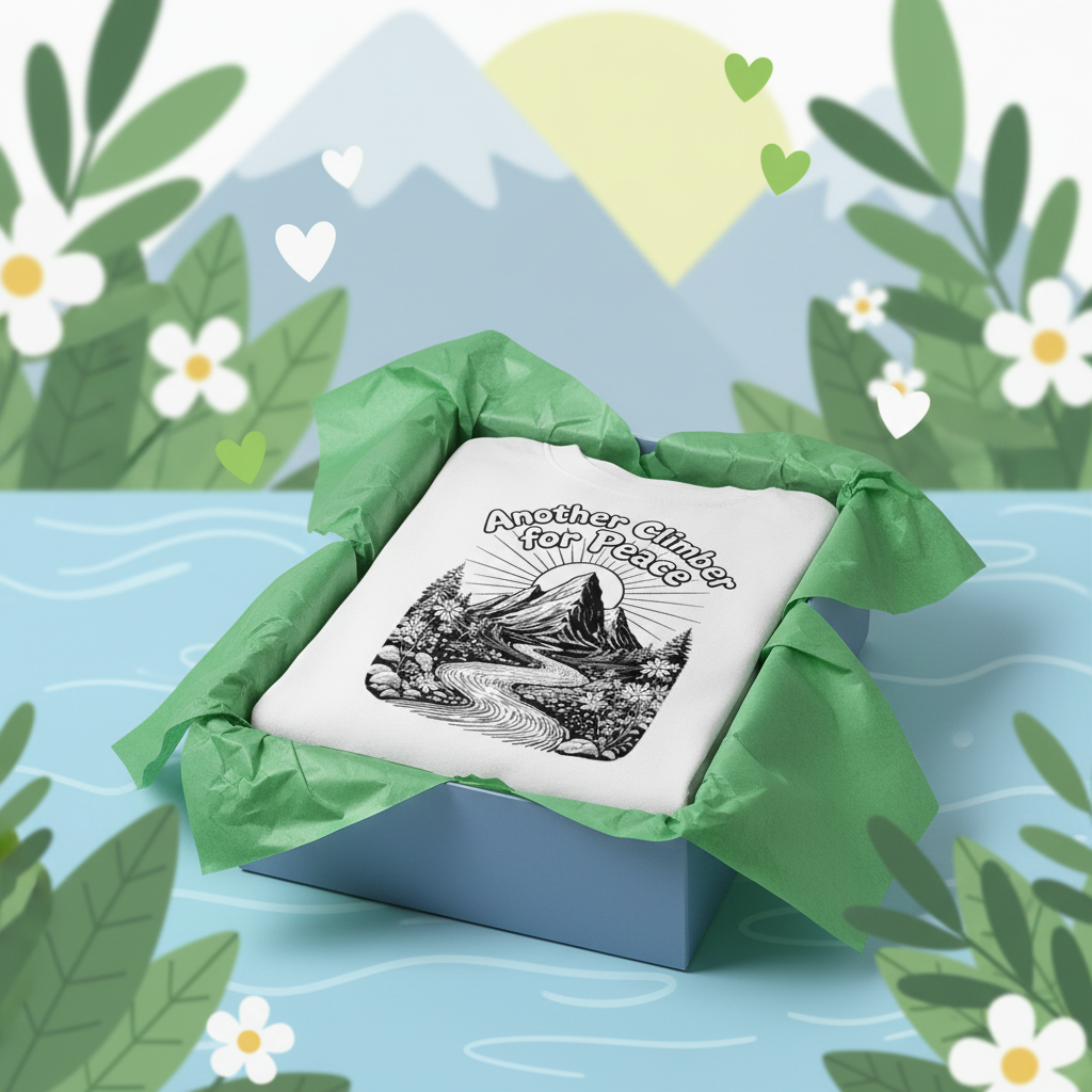 Another Climber for Peace Gift Display