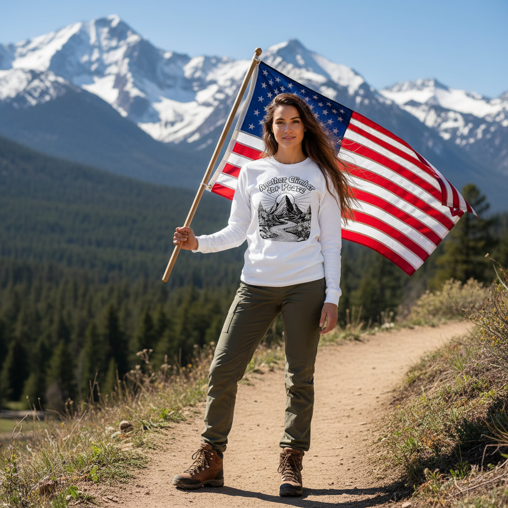 Another Climber for Peace Portrait