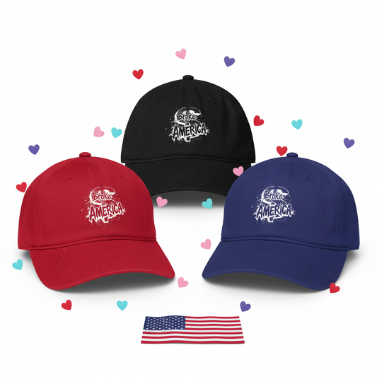 Broke in America Baseball Hat All Colors Retail Shot