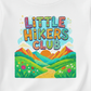 Close-up of Little Hikers Club design