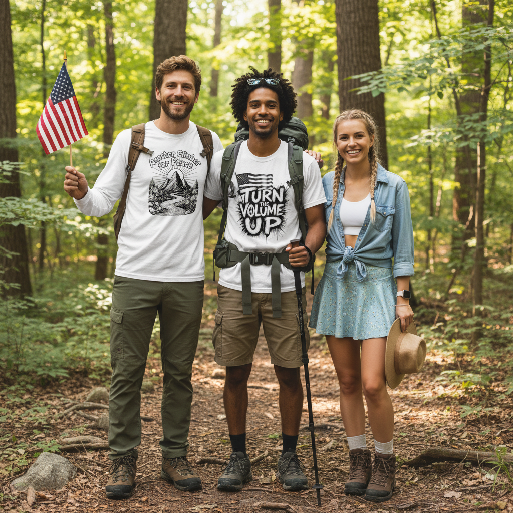 Hiker Friends Group Photo